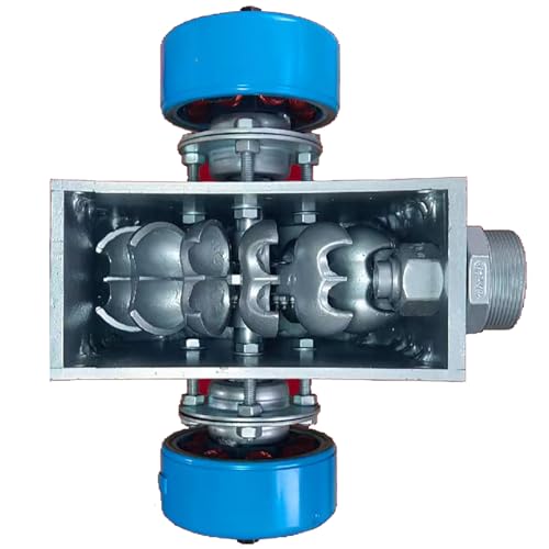 ZHOZHUT 2000W 220V Horizontal Hydroelectric Generator, High Power Hydroelectric Generator Water Turbine, Aluminum Alloy Portable Water Turbine Generator for Outdoor, Camping, Home, Lighting,2kw,220V