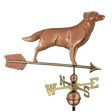 Good Directions 644PA Golden Retriever Weathervane with Arrow, Polished Copper