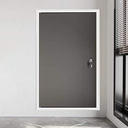 20x20 24x28 24x36 32x48 28x32 Inch Wall Access Door, Large Metal Inspection Hatch Gate for Ceilings, Electrical, Plumbing, Lockable Drywall Hole Cover Plate(White Frame,28"x48")