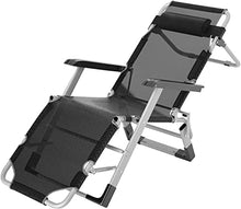 SDVantage Zero Gravity Chairs Heavy Duty Adjustable Steel Mesh Zero Gravity Lounge Chair Recliners W/Pillows Loadbea200Kg Sun Loungers，Black-