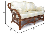 Sunrise Rattan Living Room Furniture Loveseat (#1691AW-IB)