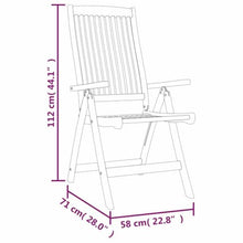LASWWQMRF 4 Pcs Folding Patio Chairs Solid Eucalyptus Wood Armchairs