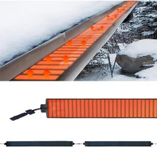 Kurhimy Roof & Gutter Snow De-Icing Heater, Graphene Snow Melting Mat for Roof and Gutters Ice Dam Prevention, Non-Slip Heated Outdoor Mats for Walkway Stairs Steps, Easy to Install 120V(13in*12ft)