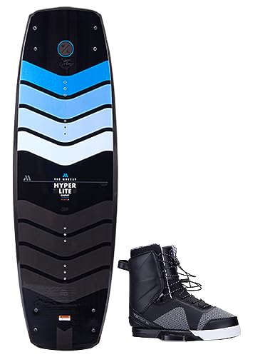 Hyperlite Murray Pro Mens Wakeboard 150 W/Team X Bindings Black/Orange 150cm/(11-12)