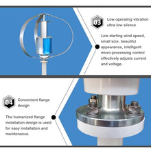 3000W Wind Turbines Generator With Controller- Rare Earth Maglev Ultra-Low 1.5m/s Startup For Home/Off-Grid Emergency Power (12V 24V)