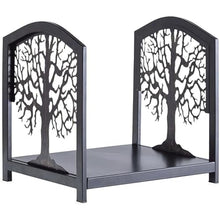 WXPWAMZ Hollow Design Firewood Rack, 304 Stainless Steel Log Rack, Outdoor Wood Rack for Firewood/Log/Lumber/Kindling