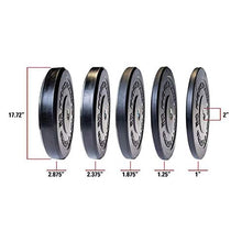 Body-Solid Chicago Extreme Bumper Plate Black