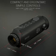 ATN OTS-XLT Compact Lightweight Thermal Viewer 2-8x Black