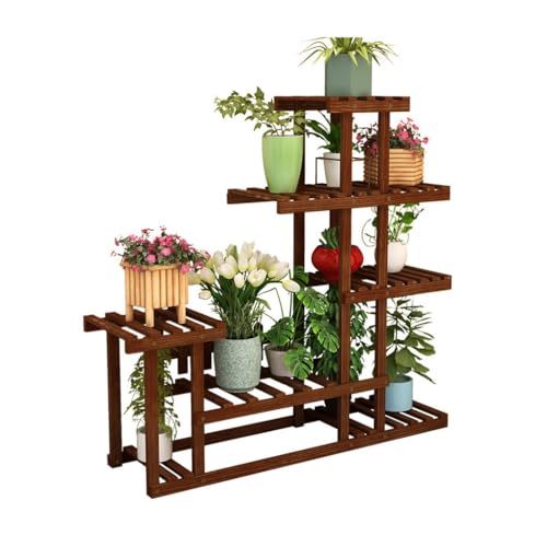 Chicken Corner Plant Stand Living Room Household Storage Rack Balcony Flower Rack Indoor Multi-Layer Solid Wood Green Radish Rack Plant Hangers Outdoor