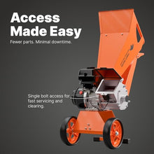 Forest Master FM8DD Petrol Wood Chipper & Mulcher - Compact Heavy-Duty 8HP Engine - Chipping Capacity Up to 3 inch* - Direct Drive, Anti-Block System - UK Designed with Expert Support
