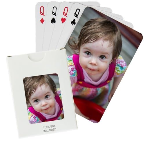 PlayingCardsNow.com Poker Size Playing Cards Deck 50 Pack White
