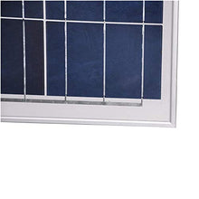 AUECOOR 800W Solar Panel Kit: 8pcs 100W Poly Panels + 2000W Off Grid Inverter + Solar Cable + LCD Solar Panel Controller + Z Mounting Brackets