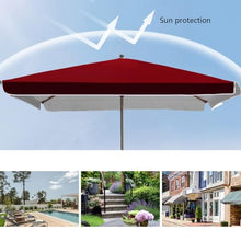GYYDXXFC 1.8x2m, 2x2m, 2.5x2.5m, 2.2x2.8m, 2.5x3.2m, 3x3m, Large - Sized Outdoor Sunshade Umbrella, Patio Umbrella with Base, Tilt Design(Green,2.5x2.5m)