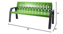 Frost Site Furnishings 2060-GREEN Outdoor Bench
