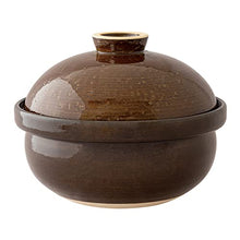 Haseen ACT-80 Smoker, Earthenware Pot, "Ibushigin", Large, Approx. 11.0 inches (28 cm), Approx. 80.6 fl oz (2,400 ml), Direct Fire, Open Fire, OK Brown American Glaze