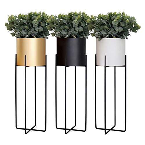 KAJIAO Indoor Plant Stand|Living Room Metal Display Shelf| Iron Art Garden Herb Bonsai Shelves|Outdoor Balcony Decoration Flower Rack - Set of 3