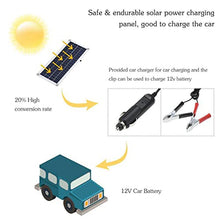 JIQHOHX Solar Panel Kit,20W Solar Panel for Solar Power Generators, Foldable Solar Portable Solar Panel with 10A Controller, Off Grid System for