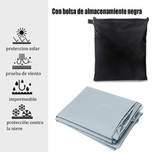 Heavy Duty Waterproof Cantilever Patio Umbrella Cover 210D Oxford Fabric Dust Proof Protector with Drawstring Fits Most Cantilever Umbrellas Gray Outdoor Shade Accessory