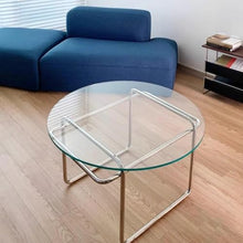 KXWOQ3ED Round Clear Glass Table Top, Flat Polished Edge Tempered Glass, Replacement Glass Table Top for Dining Tables, End Tables, and Outdoor Patio Table Tops or Table Protector(85 CM(34 INCH))