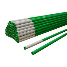 32" Lite Snow Stakes - 3/8" Diameter Driveway Markers with Single 3" High Visibility Reflective Tape Custom - Color & Quantity Options (800, Green)