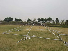 Party Tents Direct 20' x 20' Weekender Frame Canopy with Red White Blue Top