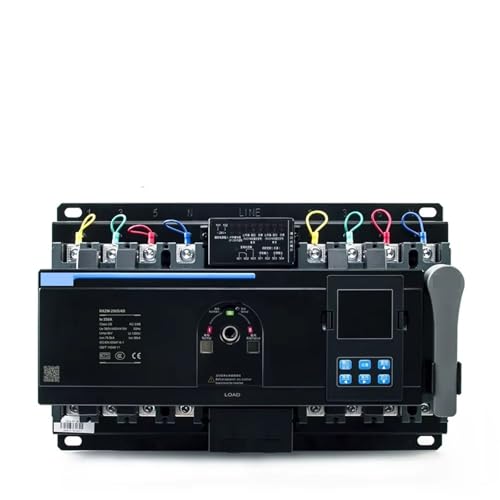 ATS NXZM-250S/4B 125A 160A 250A 400A 630A 4P Dual Power Automatic Transfer Switch Module Short Circuit Protection(NXZM-125S 4B)
