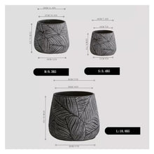 thalo Planter Pots Creative Cement Flowerpot Living Room Personalized Flowerpot Home Simple Indoor Large Diameter Thickened Flowerpot Plant Container Accessories (Size : Small)