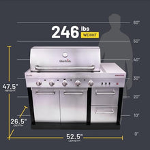 Charbroil Medallion Series Modular Outdoor Kitchen Amplifire 5-Burner Gas Grill - 463246118