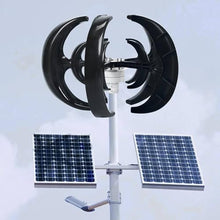 WANGYYDS Wind Turbine Generator, Vertical Axis Wind Turbine, New 1000W 12V 24V Vertical Wind Turbine Magnetic Levitation Upright Wind Generator for Home Ship,24V-Black