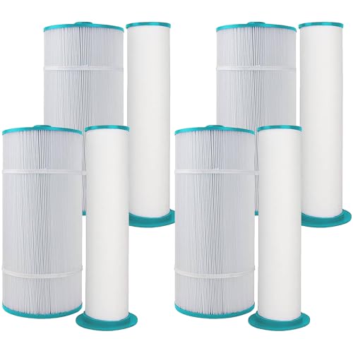 Hurricane Filters 4 Pack HFCOMB-01 Advanced Spa Filter Cartridge Combo Set of Inner & Outer Filter Replacement for Sundance Series 880 6473-164 and 165