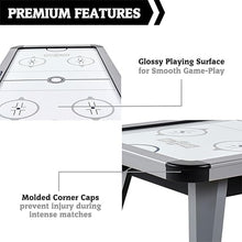 Hall of Games Arctic Rush 7' Air Hockey Table Silver/Black