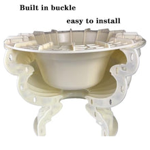 Extra Large Concrete Planter Mold, Heavy-Duty Reusable ABS Molds for Flower Pots, Large Concrete Planter Molds for Indoor and Outdoor Gardening (23.62 Inch)