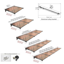Patio Awning: UV & Weather Resistant 20° Incline Polycarbonate Roof Cover, 65x100cm (25.6x39in) Durable Outdoor Shade for Doors, Porches & Terraces