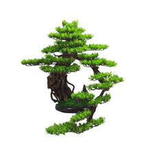 QWERAXZG Pine Bonsai Sales Office Hotel Landscape Green Plant Fake Tree Landscaping Pieces