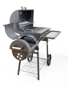 G21 BBQ Big, Smoker with Smoker Chamber, Thermometer, 2 Grill Surfaces, 4 Year Warranty