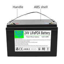 WSDAV 24 Volt LiFePO4 Battery 24V Lithium Iron Phosphate Battery