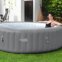 Bestway SaluSpa Grenada AirJet Inflatable Hot Tub with Non-Slip Seat Gray (4 Pack)