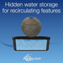 Aquascape AquaBasin 30 Fountain and Water Feature Basin for Landscape and Garden | 78223, Black, 27 Gallon