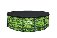 Bestway Steel Pro Max 14' x 48" Camo Pool Set with Pump and Ladder