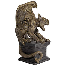 Design Toscano Manchester Cathedral Gothic Chimera Gargoyle Statue Two Tone Stone Finish