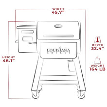 Louisiana Grills 800 Black Label Series Portable Pellet Grill Black