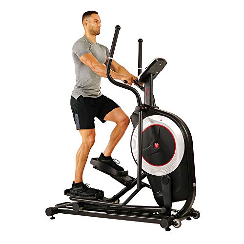 Sunny Health & Fitness Electric Elliptical Trainer with Programmable Monitor - SF-E3875 Black