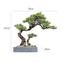 YXIANG56Q Fake Plants Modern Simulation Pine Tree Bonsai Creative Entryway Corner Decoration Fake Tree Greenery Ornaments Living Room Ornaments Bonsai Tree