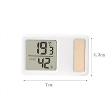 ASWRTYJO ABS Version Solar Digital Thermometer Hygrometer Household Indoor
