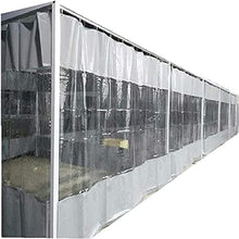 GJZDPMY Transparent Patio Canopyfor Gazebo Waterproof PVC Tarpaulin with Eyelets Outdoor Garden Pergola Cover 7.5x3m Grey Color Ideal for Terrace Use