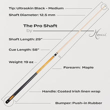 Meucci Pool Cue - Recession Buster 5, Black Accent