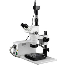 AmScope Digital Trinocular Stereo Zoom Microscope with 5MP Camera White