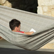LA SIESTA® - XL King Brisa Classic Hammock & Nautico Steel Stand - Weather & Tear Resistant - Portable, Family Hammock w/Stand - Balcony Porch Garden Outdoor Indoor Hammock - Max 440 Lbs, Almond