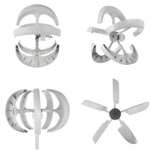ZSFHJZC Wind Turbine Generator Kit 3000W 4000W 5000W with Controller, Wind Generator for Home Use, Vertical Wind Turbine Windmill Power Generator,5000W-24V