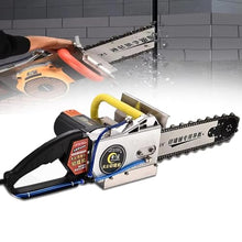 ZSFHJZC Diamond Chain Brushless Electric Concrete Chain Saw, Handheld Electric Mini Chainsaw Wall Cutter, Brushless Chainsaw 5800W/6800W with Water Fed Dust Suppression,48cm
